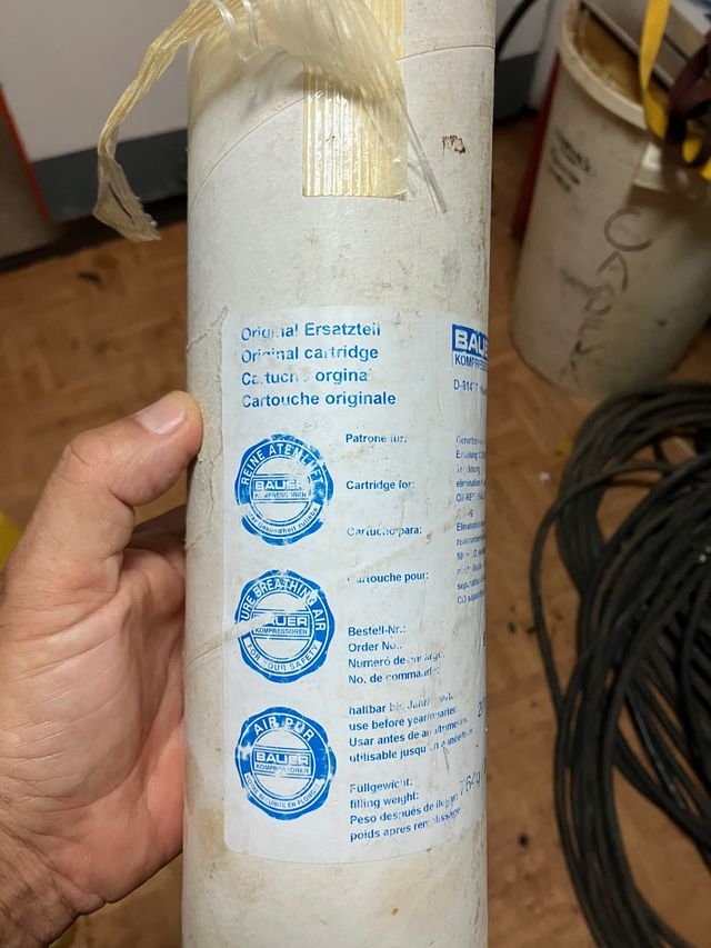 Filtro aire para compresor Bauer