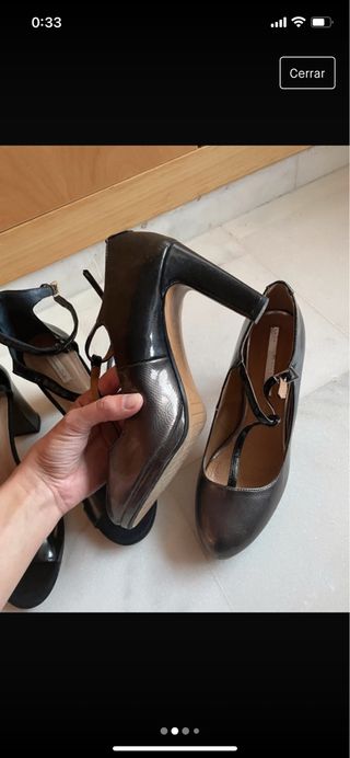 pack tacones negros y degradado