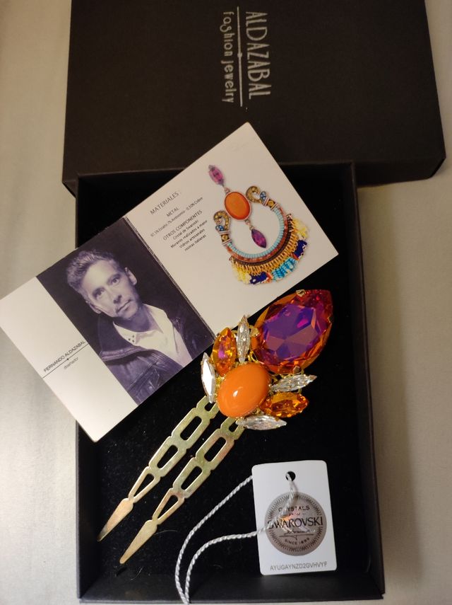 Peineta cristal Swarovski Aldazabal