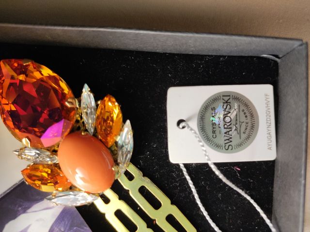 Peineta cristal Swarovski Aldazabal