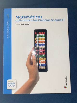 Libro Matemáticas (Aplicadas) 1°Bach