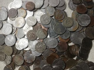 ENVIO! LOTE 930 GR MONEDAS ITALIA 1909-1943 