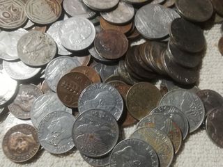 ENVIO! LOTE 930 GR MONEDAS ITALIA 1909-1943 