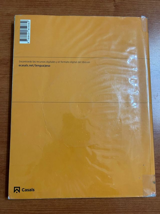 Libro LENGUA 3 ESO Ed.Casals