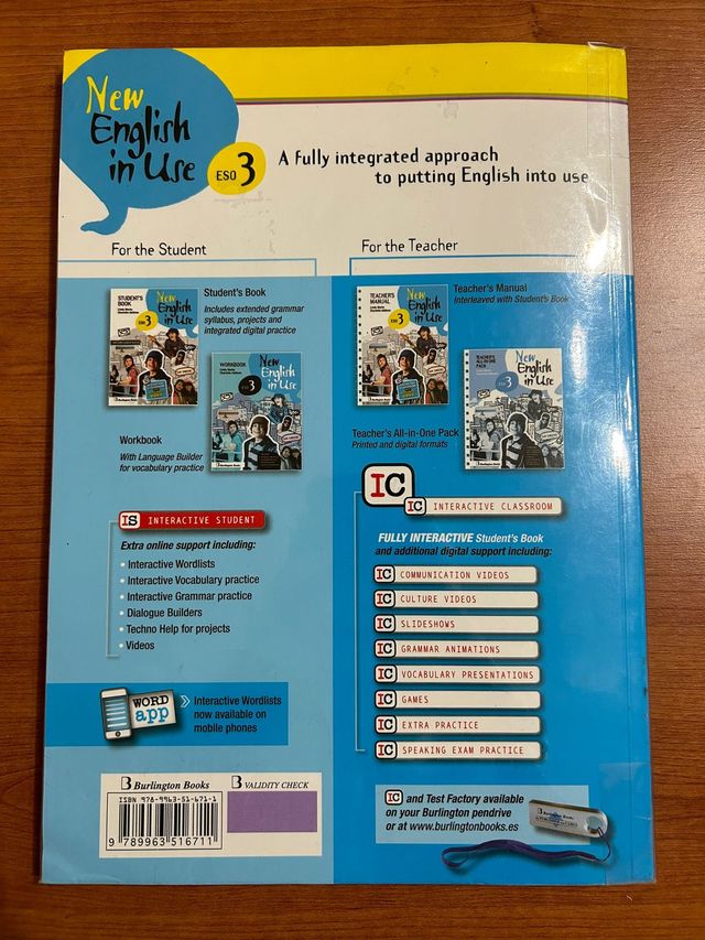 Libro INGLÉS 3 ESO Ed.Burlington Books