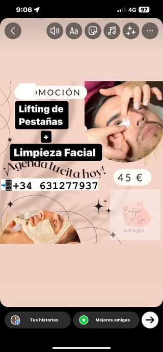 faciales depilacion lifting pedicura