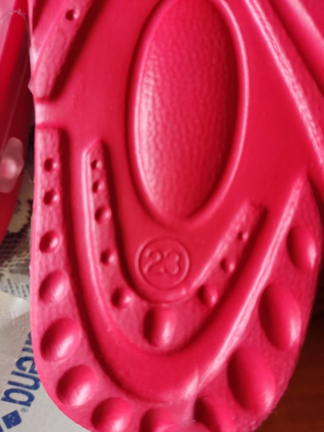Chanclas para bebés número 23