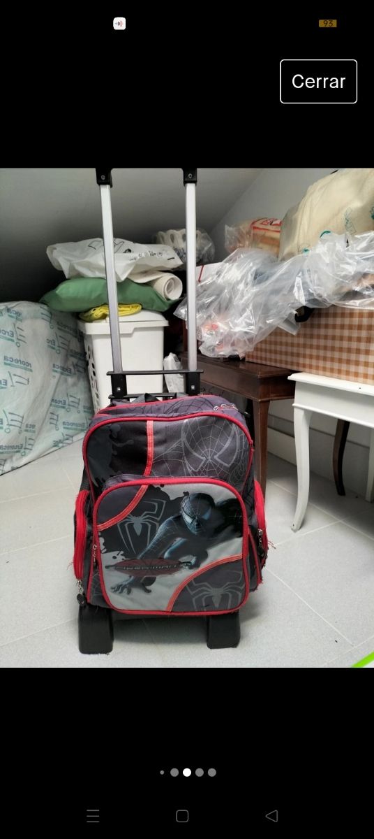 Mochila ruedas escolar Spiderman