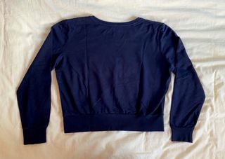 Sudadera negra de mujer