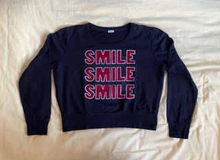 Sudadera negra de mujer