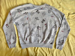 Sudadera gris de mujer