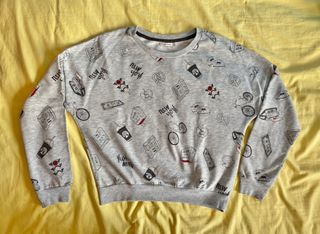 Sudadera gris de mujer