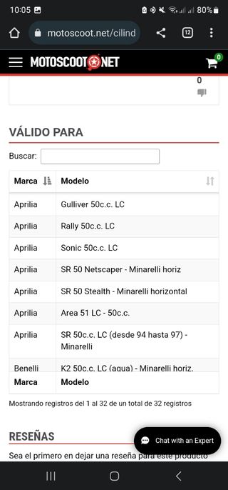 Cilindro 70cc barikit hierro minarelli horizon