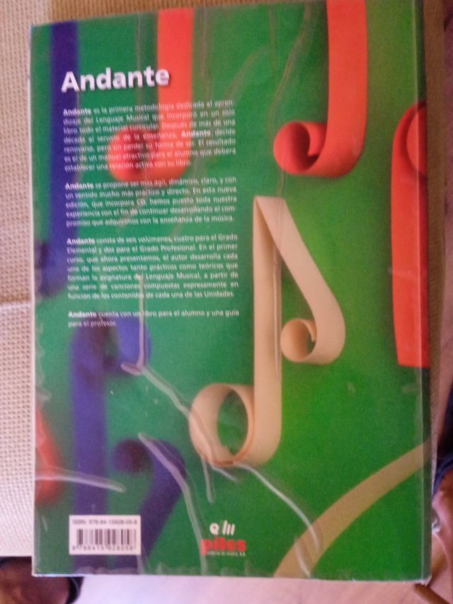Libro de lenguaje musical de 2 de basica