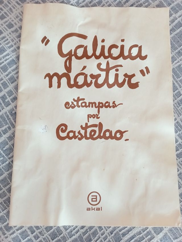 "Galícia Mártir" estampas por Castelao