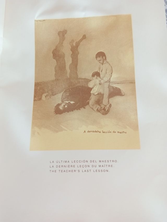 "Galícia Mártir" estampas por Castelao