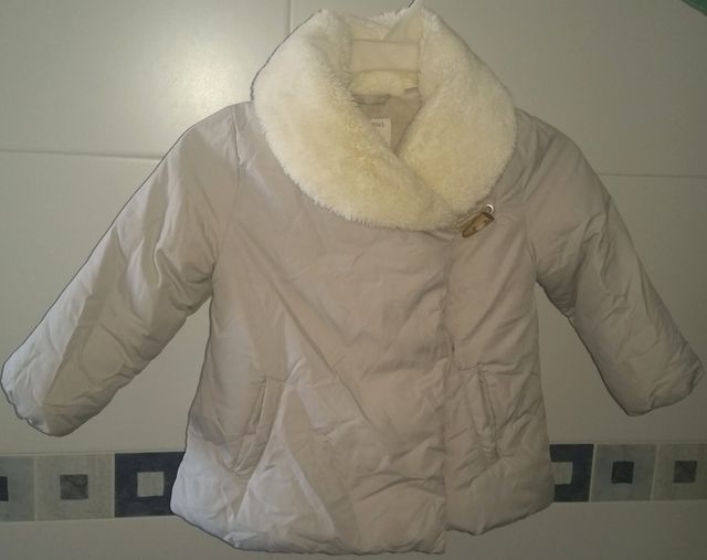 ABRIGO Y GORRO NIÑA  TALLA 3/4 AÑOS