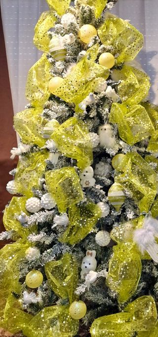 Arbol de Navidad Nevado nuevo 210 cm