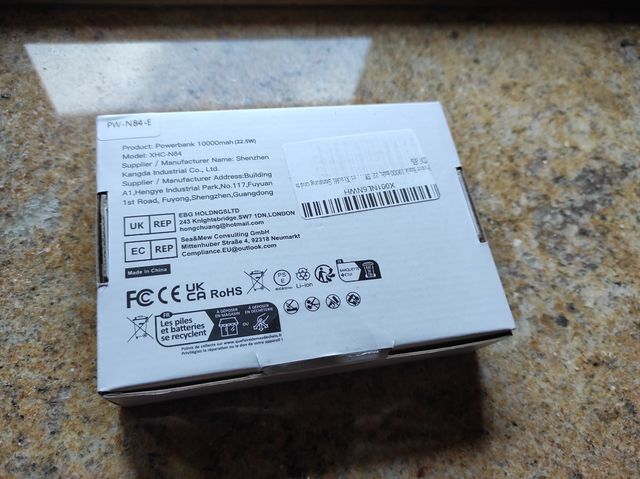 Cargador externo 10.000 mAh