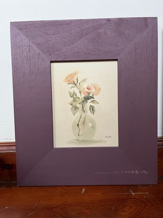 Cuadros pintura flores