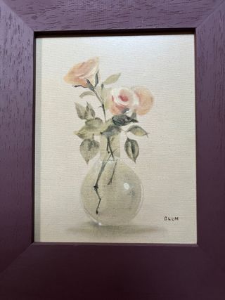 Cuadros pintura flores