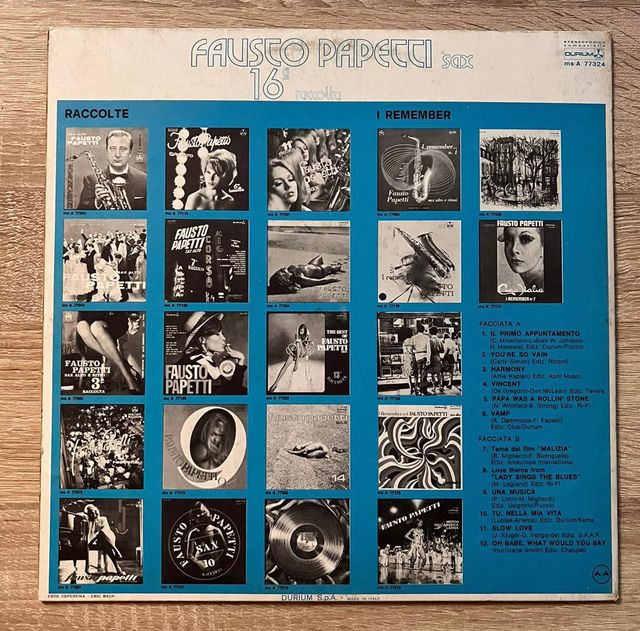 Fausto Papetti Raccolte 15a 16a