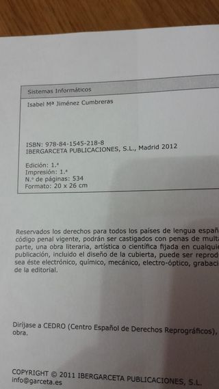 Sistemas Informáticos