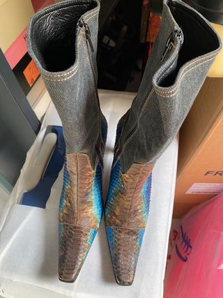 stivali texani donna vero pitone giancarlo paoli