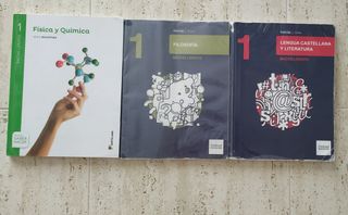 LIBROS DE TEXTO DE 1° BACHILLERATO 
