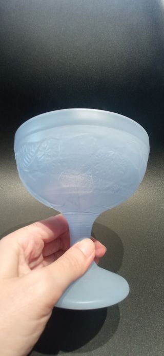 Copas Helado Azul ART DECÓ VINTAGE 