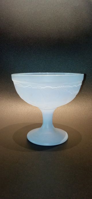 Copas Helado Azul ART DECÓ VINTAGE 