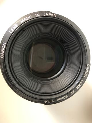 objetivo canon EF 50mm f/1.4