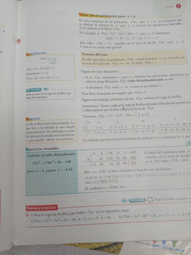 Libro matemáticas  4 eso