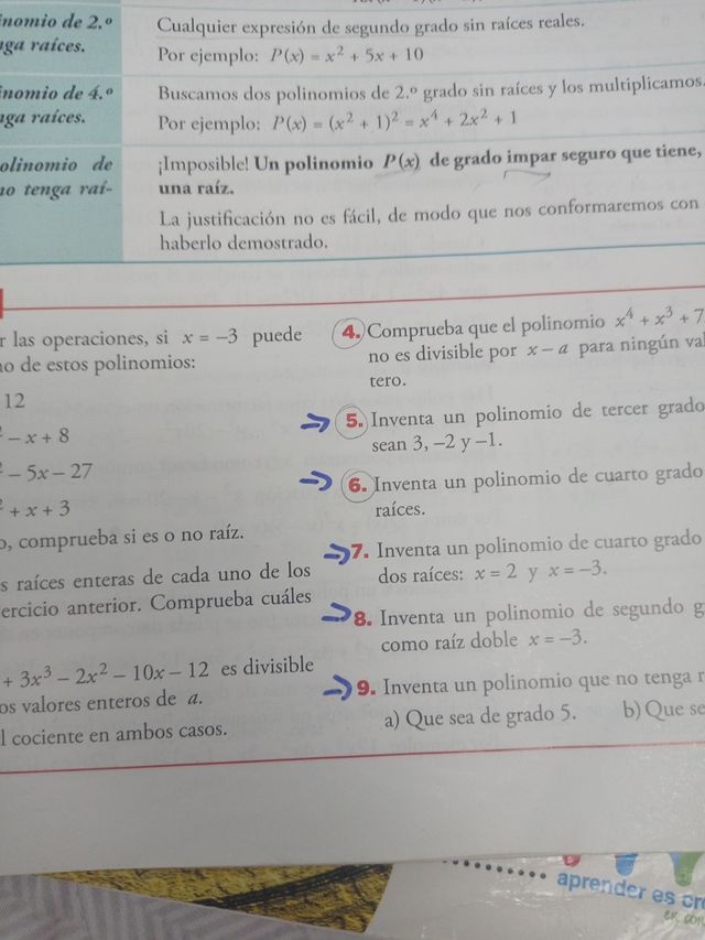 Libro matemáticas  4 eso