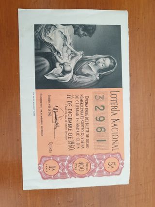 Decimos lotería 