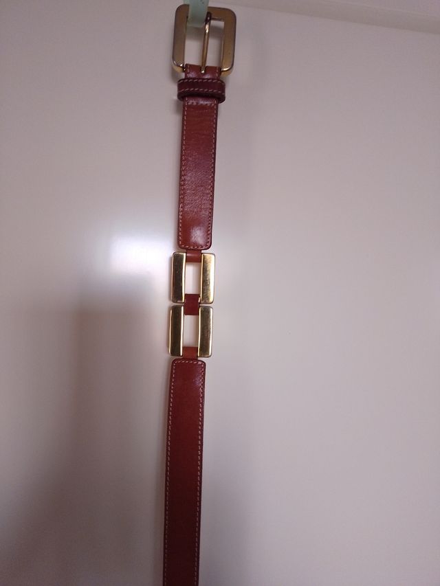 Cinturón señora cuero marrón