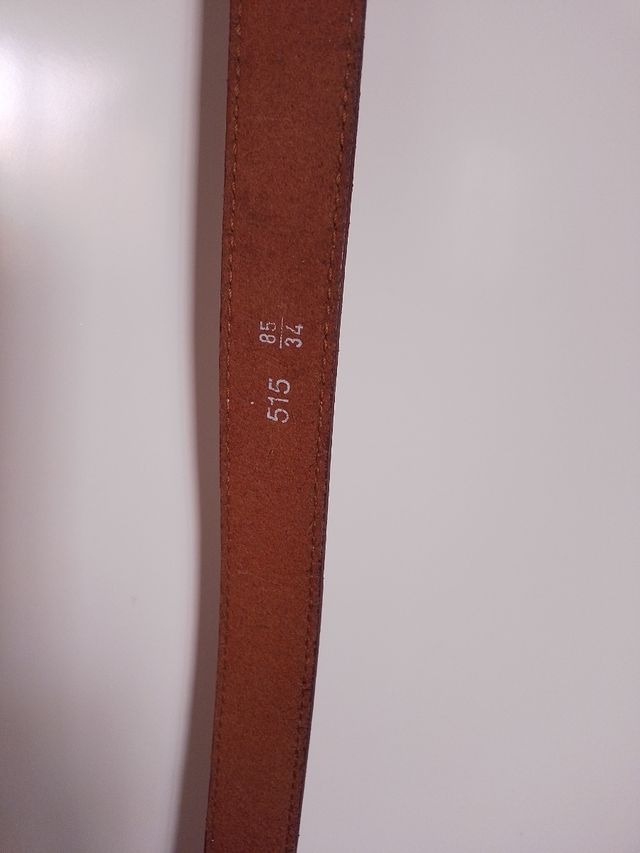 Cinturón señora cuero marrón