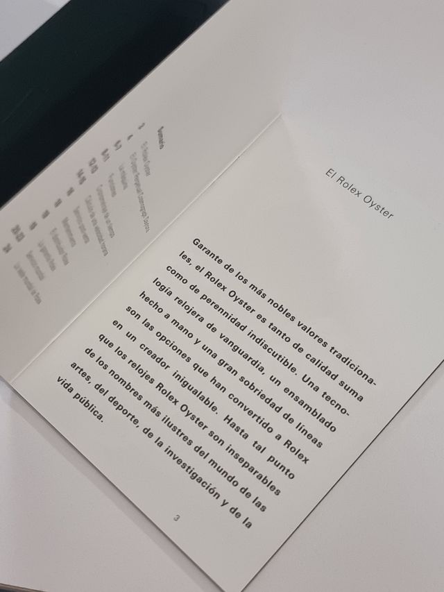 Cosmograph Daytona booklet