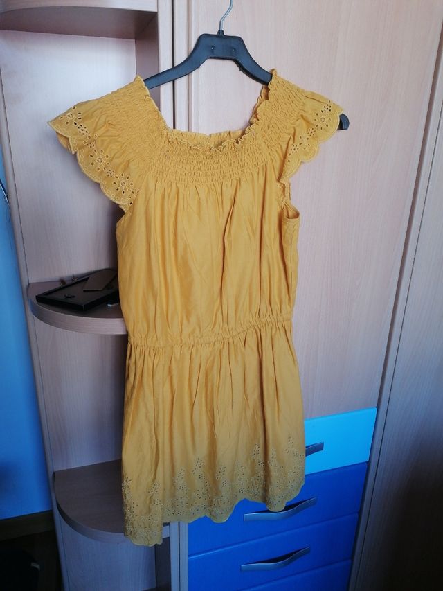 vestido 100% algodón y forrado