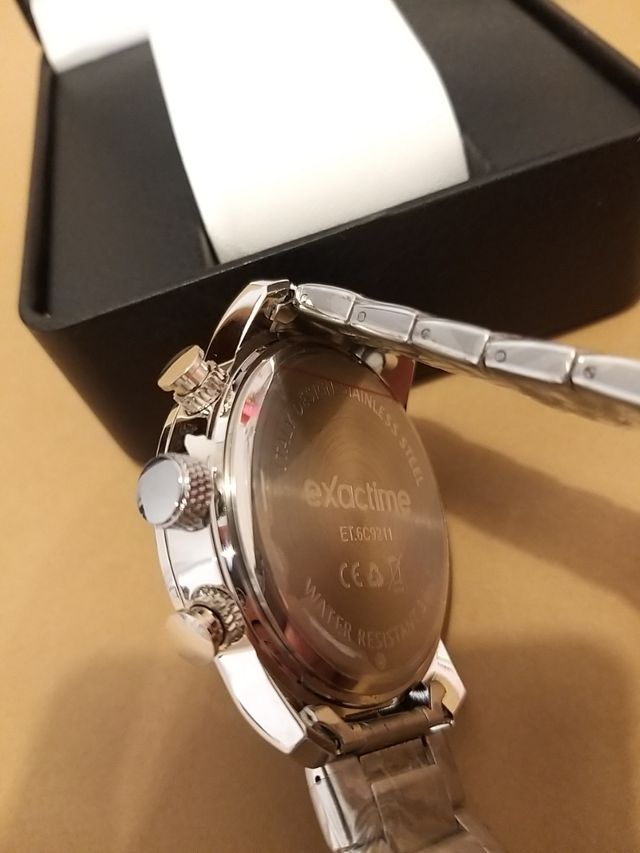 Reloj hombre Acero DUALTIME Crono 6C9211 ITALY