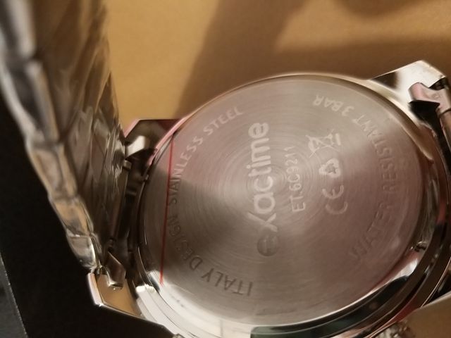 Reloj hombre Acero DUALTIME Crono 6C9211 ITALY