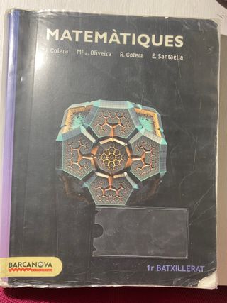 Libro matematicas 1 bachillerato