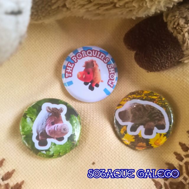 Chapa / Crachá Raio o Raiom Porquins Shw