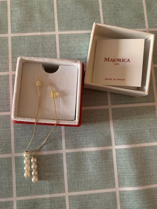 Majorica pendientes de perla