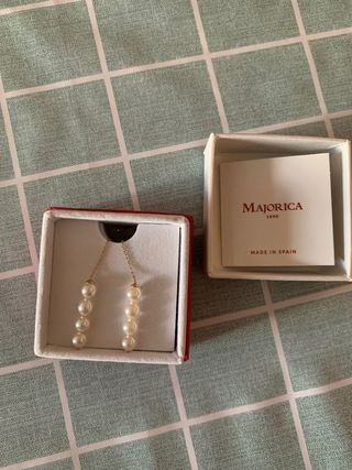 Majorica pendientes de perla