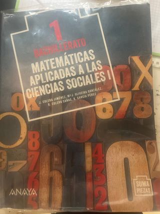 libro matematicas 1 bachillerato anaya