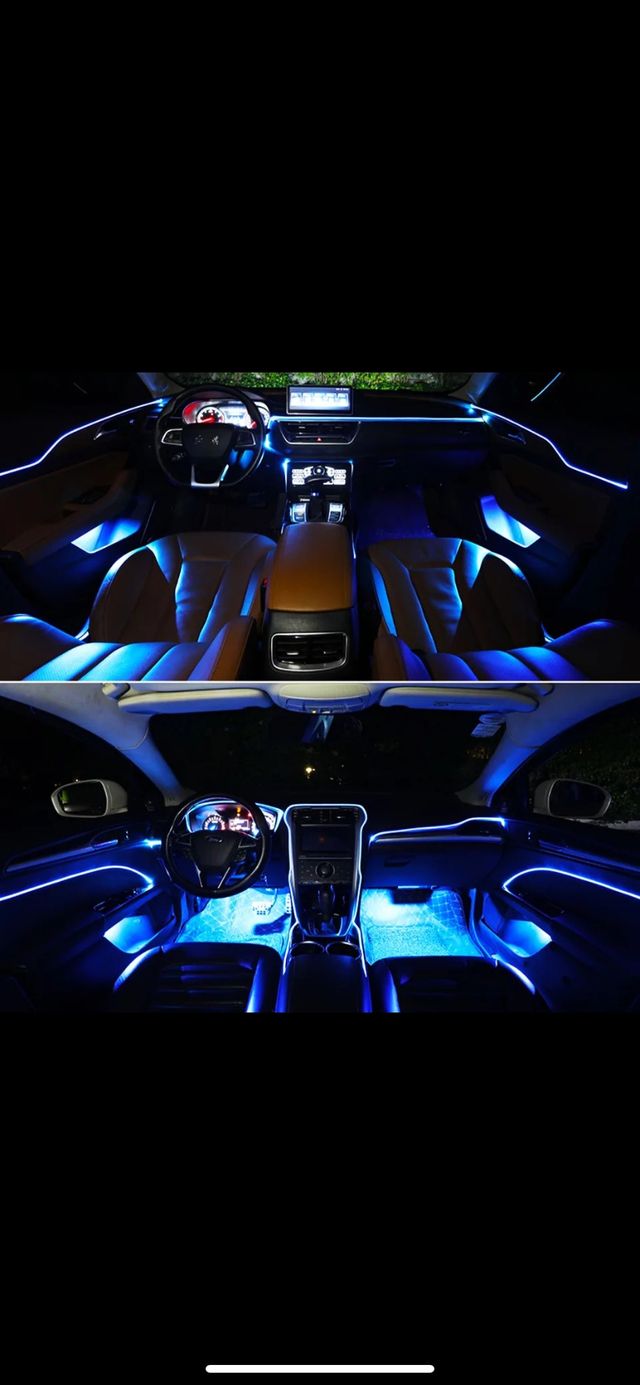 Luce al neon in fibra da 1 m e 3 m