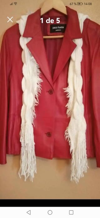 CHAQUETA PIEL OVINA DE PACO  HUETE PELETEROS 