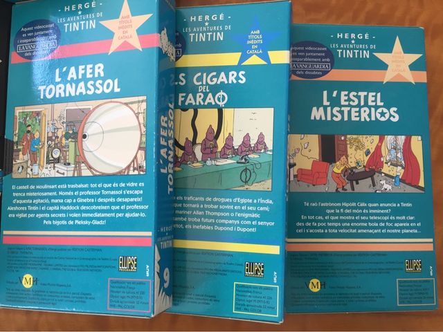 Tintín, les aventures de. VHS