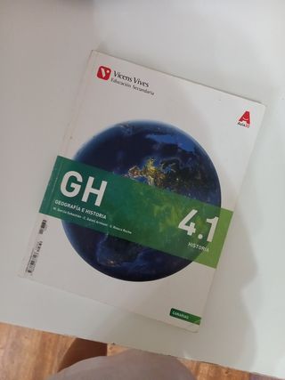 LIBRO GEOGRAFÍA E HISTORIA DE 4° ESO